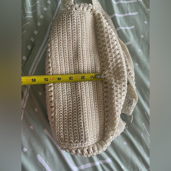 The Sak Tan Crochet Shoulder Bag purse - Picture 8 of 9